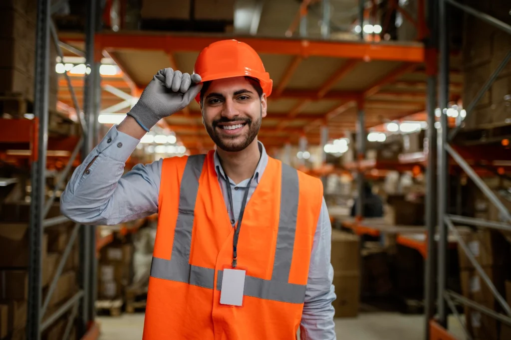 Worker in safety gear representing a multilingual access program supported by language services from Beachhead Media in Santa Clarita, California