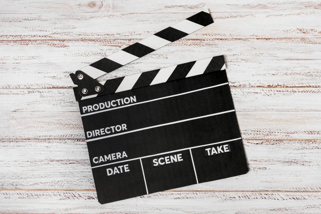 Film clapperboard representing a local recruitment video project delivered by Beachhead Media in Santa Clarita, California